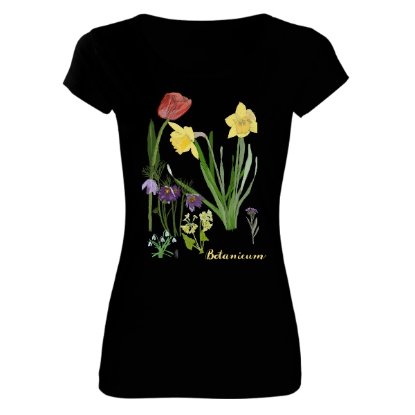 Tričko s potiskem Triko Jarní kytky